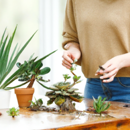 Care for succulent plants