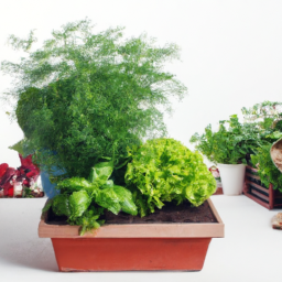 Container Gardening with Edible Plants: Growing Herbs and Vegetables Indoors