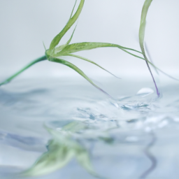 Indoor plant in water