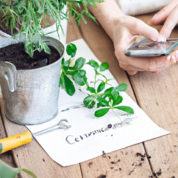 App to take care of plants