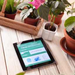 App to take care of plants