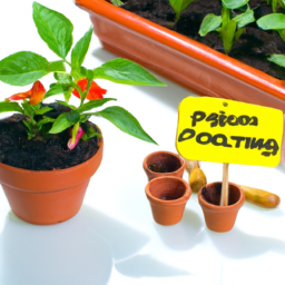 At home vegetable garden