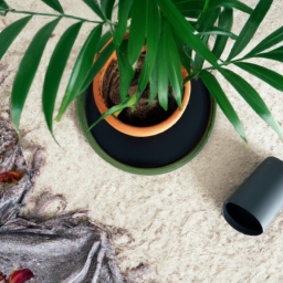 Indoor Plants on Carpet