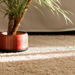 Indoor Plants on Carpet