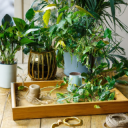 Bringing plants in for the winter